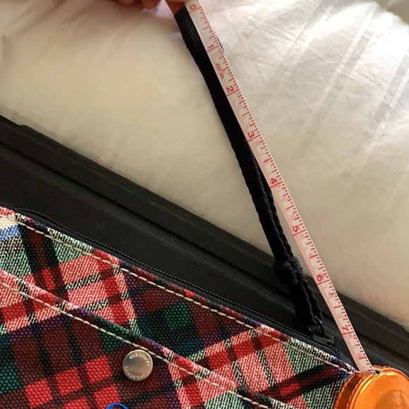 Lands’ End Monogrammed “S” Plaid Wristlet - Picture 9 of 9